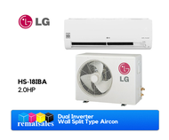 LG HS-18IBA 2.0HP Dual Inverter Wall Split Type Aircon