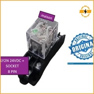 Ly2N 24Vdc Relay + Socket - 8 Pin Ly2 24Vdc Relay/ Ly2N 24V Forsale/