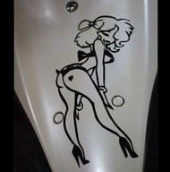 Sexy girl decals for automobile and motorcycle reflective stickers affixed stickers waterproof