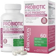 Bronson Women's Probiotic 50 Billion CFU, 60 Vegetarian Capsules