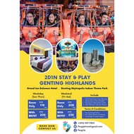 Genting 2D1N Grand Ion Delemen Hotel (Room) + Genting Skytropolis Theme Park Ticket for 2Pax (Fr RM178/Pax)