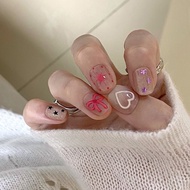 NS R965 24pcs 3D Fake Nails With Box (Free jelly glue) Nail Beauty Care Wedding