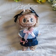 SAWAKO SET - DOLL CLOTHES 10 CM LABUNGU SET DRESS LACE SKIRT KPOP COTTON