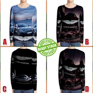 Aston Martin Unisex Fullprint Dryfit TSHIRT Polyester Jersey T-Shirt