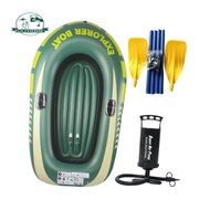 [] Inflatable Dinghy Boat Boat Floats Inflatable Kayak for Lakes Travel Fishing