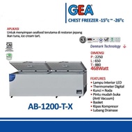Chest Freezer Box Gea Ab1200 Freezer Daging Gea Ab-1200Tx