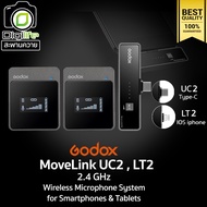 Godox Microphone MoveLink UC2 LT2 สำหรับ Smartphones & Tablets Wireless Microphone 2.4GHz -รับประกั