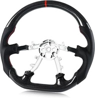 VOONKE Real Carbon Fiber Steering Wheel For Chevrolet Corvette C51997-2004 Z06 D-shaped Nappa Perfor