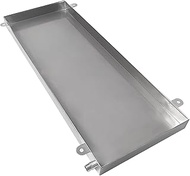 Stainless Steel AC Drip Pan, AC Drip Pan with Drain, Leak-Resistant Tray with Drain Kit ＆ 2 M/7 Ft H