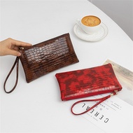 Crocodile Wallet Ladies Wallet Casual Clutch Trendy Handbag Cell Phone Bag