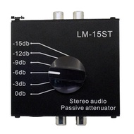 Speaker Passive Audio Attenuator,Line Output Signal Sound Card Mic Port Microphone High Low Level Co