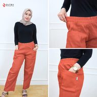 QUTBY-CELANA KOREAN LONG PANTS WANITA KULOT  KATUN TEBAL DAN HALUS / CELANA PANJANG WANITA PREMIUM