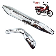 Exhaust Pipe Cover (Chrome) Heat Shield Honda CT125