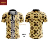 T-shirt KDMR Premium Edition (Dusun Labuk) Jersey Corak Etnik Berkolar