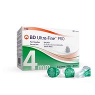BD Ultra-Fine PRO 4mm needle (Jarum insulin hijau) -20’s / 50’s