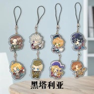 Axis powers hetalia phone keychain charm Anime Cute Cartoon Acrylic Keychain