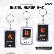 GANTUNGAN XB Keychain Initial Letters PART 3 API acrylic keychain