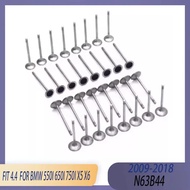 N63 Engine 16x Intake & 16x Exhaust Valve Kit Fit 4.4 L N63B44 N63B44A N63B44B N63B44C GAS 09-18 For