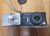 (數十年唔知價，自出價高者得）"Panasonic LUMIX LX2".  "Casio EXILIM EX-ZR800". "Canon Ixus.2"數碼相機共3部