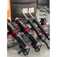 BC racing V1 series hilow soft hard adjustable 32step for perodua myvi 2018 gen3/gen2/gen1 (Ready St