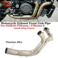 Slip On For Indian FTR1200 FTR1200S FTR 1200 S 2018 2019 2020 Motorcycle Exhaust Escape System Titan