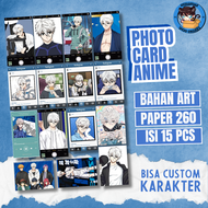 photocard anime blue lock nagi / bisa custom