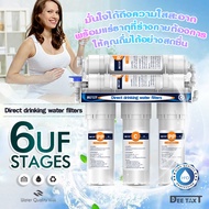 เครื่องกรองน้ำดื่ม 6 ขั้นตอน รุ่น น้ำแร่ (Mineral) พร้อมอุปกรณ์ครบชุด (พร้อมคู่มือการติดตั้ง) ไส้กรอ
