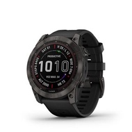 原裝行貨 - Garmin Fenix 7X Sapphire Solar Carbon Gray DLC Titanium with Black Band