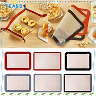TEASG Baking Tray, Reusable Leak Proof Silicone Baking Mat, Kitchen Bakeware Heat Resistant Snap Tog