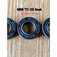 【16mm ID】TC Oil Seal NBR Double Lip with Spring - 16x28x7 16x30x7 16x25x7 16x22x4 Minyak Seal Shaft 