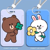 line friends 卡套 卡片套 八達通套 兔仔 pass套 證件套 收納袋 身分證套 多用途 brown choco 熊大 兔兔 雞仔 鴨仔 sally 公仔 生日禮物 送禮 家居 日用品 c