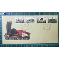 AUS 7 Australia 1986 FDC Horses of Australia, First Day Cover