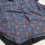MODAL SILK AJRAKH PRINTED FABRIC