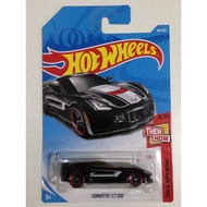 HW Hot Wheels 2018-048 Black - Corvette C7 Z06