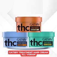 Gatsby Treatment Hair Cream 28g 70g 125g 250g THC Normal Anti Dandruff Combat Hair Lost Krim Rambut