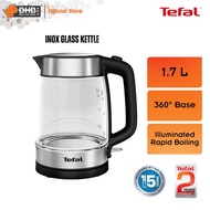 Tefal KI7008 Jug Kettle 1.7L Inox Glass Stainless Steel KI700827 KI700