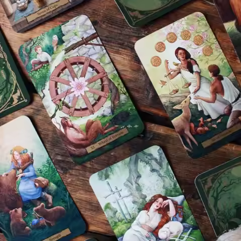 Tarot of The Witch's Garden 78 Pcs Cards Manifestation and Magic Await You In The Witch's Garden 10.