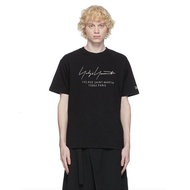 Trong Kho Yohji Yamamoto Yohji Yamamoto Yamamoto Chữ khẩu hiệu in ngắn tay áo nam giản dị lỏng lẻo n
