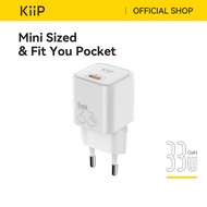 Souyoun - KiiP Wireless Charger Head 33W GaN Fast Charger Travel Adaptor Type C PD QC