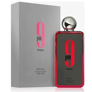 % Original, AFNAN 9PM REBEL EDP PERFUME UNISEX FRAGRANCE 100ML