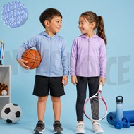 Children's Anti-UV Jacket Children's Sports Jacket Mesh UV Protection Jacket Anti-UV Kids Ages 3-12 