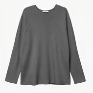 (available, folded inbox shop) Long Sleeve T-shirt - Warm Honeycomb Fabric