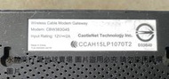 二手Cable Modem (Wi-Fi) 無線纜線數據機 CBW383G4(上電有反應但功能未測試不知好壞當銷帳零件品