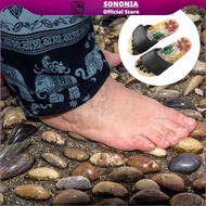 [SONONIA] 1 Pair Foot Massage Shoes Cobblestone Accupressure Foot Acupoint Flat Slippers for Men Wom