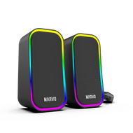 Marvo - Havoc 20 黑色有線電競喇叭 立體聲 2.0 USB 取電 3.5mm 頭 SG-285