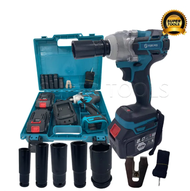 168V TOSYO บล็อกแบต บล็อกไฟฟ้า ล็อกแบตเตอรี่ แบต Li-ion 2 ระบบ รุ่น สีฟ้า