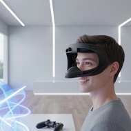 1pc Oculus Quest 2 Facial Interface & Face Pad, Sweatproof PU Foam Cushion - VR Accessories for Meta