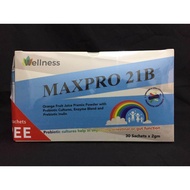 WELLNESS MAXPRO 21B 2GM SACHET  30'S X 2 FOC 5 sachets