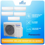 [Bulky] PANASONIC DELUXE INVERTER XS SERIES-System 2/3(5 STICKS)-Highest 5 Stars Rated Aircon Installation-Airple Aircon