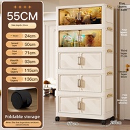 ZHUOLESHI | Portable Multi-level Storage Cabinet 55cm